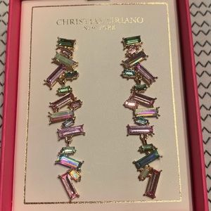 Christian Siriano Crystal Earrings